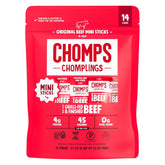 Chomps Original Beef Chomplings, Grass-Fed & Finished, 14ct, Protein Snack