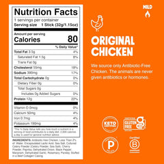 Chomps Original Chicken, Antibiotic Free, 24ct, Protein Snack Stick