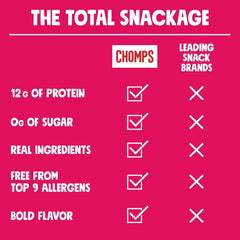 Chomps Nashville Hot Chicken, Antibiotic Free, 24ct, Protein Snack Stick