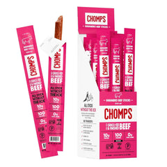 Chomps Habanero Beef, Grass-Fed & Finished, 24ct, Protein Snack Stick