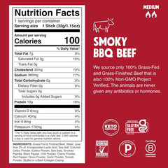 Chomps 6 Flavor Variety Pack, Grass-Fed & Finished, ABF Protein Snack Stick